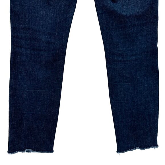 Madewell 10" High Riser Skinny Skinny Raw Hem Distressed Jeans Womens 26 - Picture 6 of 9